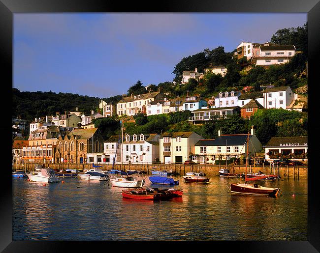 West Looe Framed Print by Darren Galpin