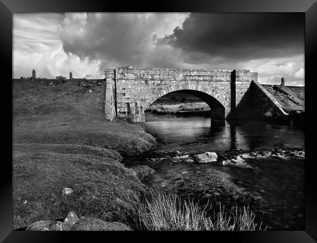Cadover Bridge & River Plym Framed Print by Darren Galpin