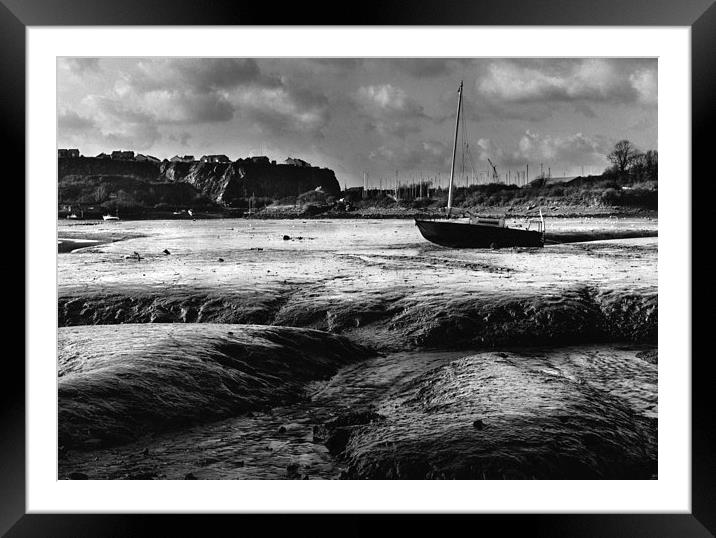 Stranded Framed Mounted Print by Darren Galpin