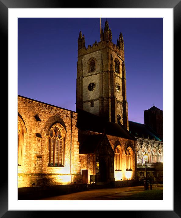 St Andrews Church, Plymouth Framed Mounted Print by Darren Galpin