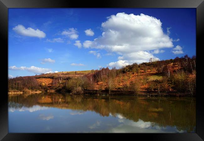 Ulley Reservoir Reflections Framed Print by Darren Galpin