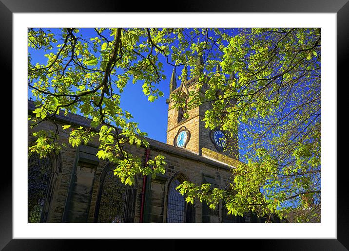 St Thomas Church, Kimberworth,Rotherham Framed Mounted Print by Darren Galpin