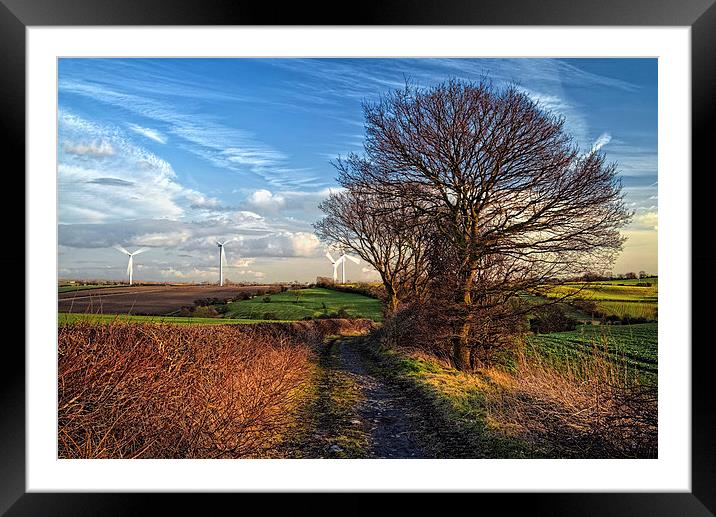 Pathway to Penny Hill Framed Mounted Print by Darren Galpin