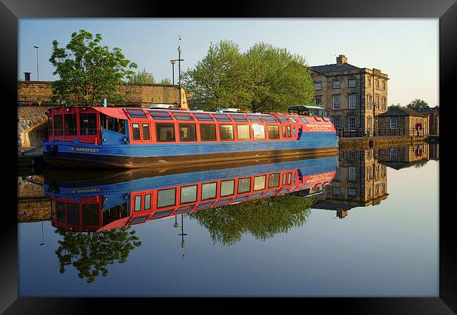 Sheffield Canal Reflections Framed Print by Darren Galpin