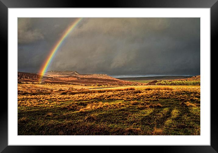 Rainbows End 2 Framed Mounted Print by Darren Galpin