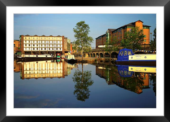 Victoria Quays Tranquility Framed Mounted Print by Darren Galpin