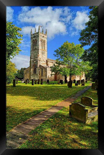 St John The Baptist Church,Wadworth Framed Print by Darren Galpin