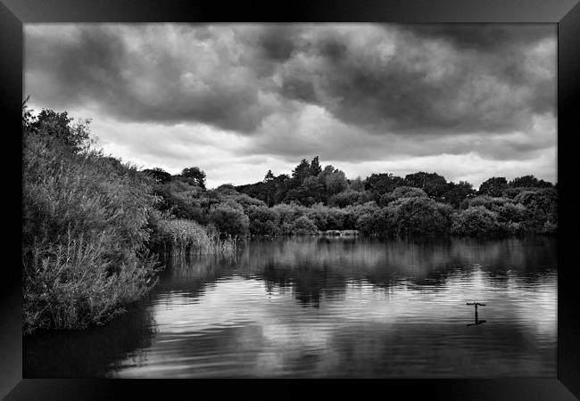 Dark and Stormy  Framed Print by Darren Galpin