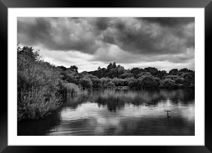 Dark and Stormy  Framed Mounted Print by Darren Galpin