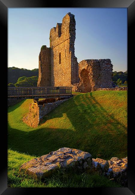 Ogmore Castle Framed Print by Darren Galpin