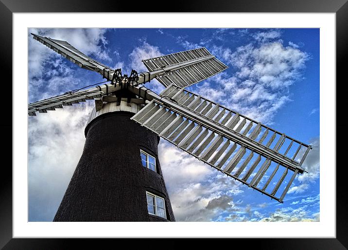 North Leverton Windmill   Framed Mounted Print by Darren Galpin