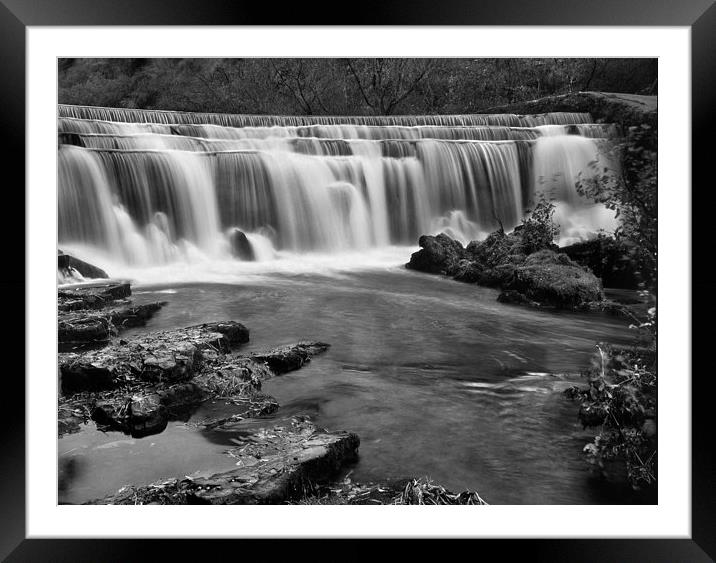 Monsal Weir  Framed Mounted Print by Darren Galpin