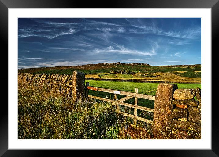 Gateway To Stanage Edge  Framed Mounted Print by Darren Galpin