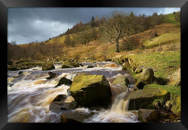 River Ashop  Framed Print by Darren Galpin