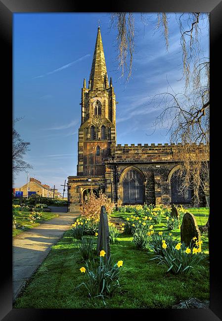 St Mary's Church, Handsworth, Sheffield  Framed Print by Darren Galpin