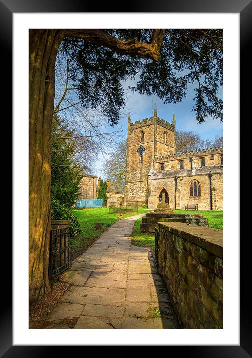 St James Church, Norton, Sheffield  Framed Mounted Print by Darren Galpin