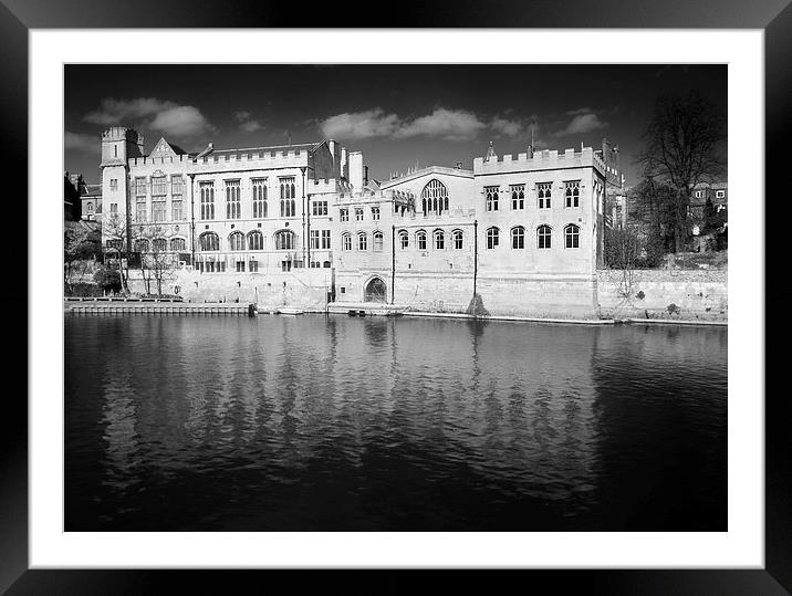 York Guildhall & River Ouse Framed Mounted Print by Darren Galpin