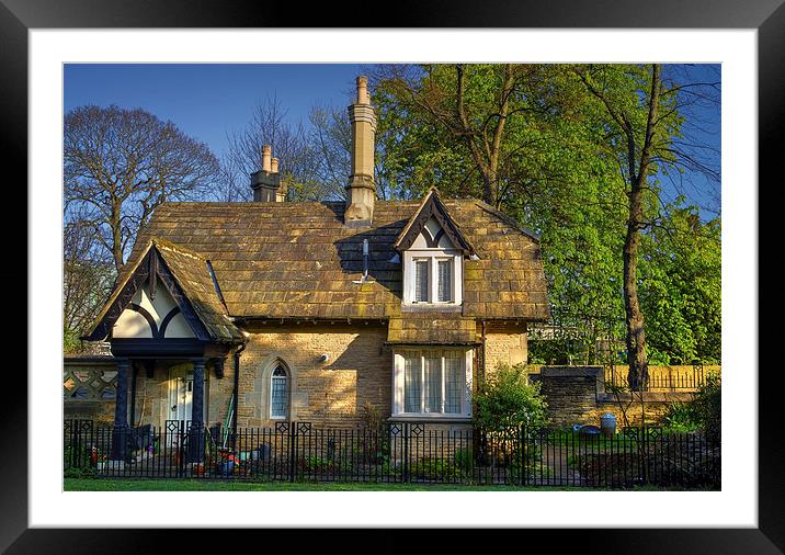 The Norfolk Park Road Lodge, Sheffield  Framed Mounted Print by Darren Galpin