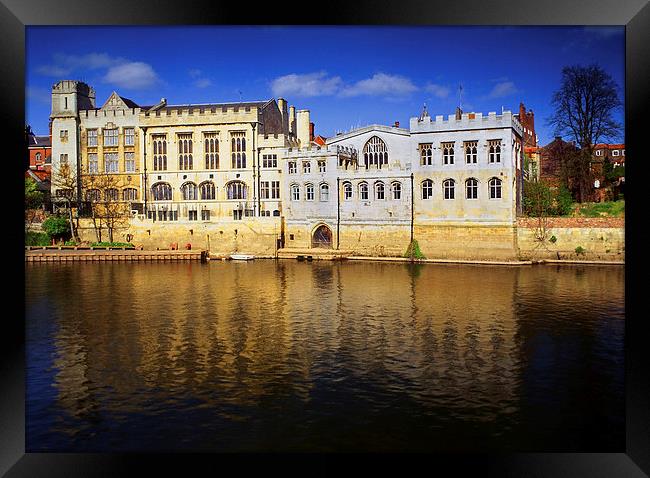 York Guildhall & River Ouse Framed Print by Darren Galpin