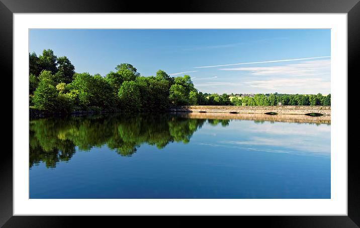 Ulley Reservoir Panorama  Framed Mounted Print by Darren Galpin