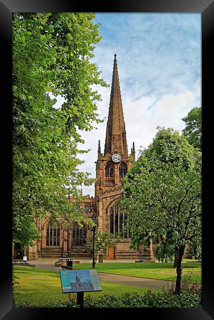 Rotherham Minster  Framed Print by Darren Galpin