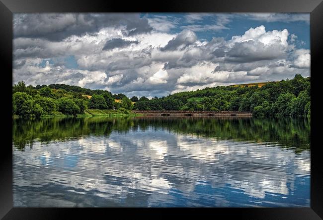Ulley Country Park Reflections  Framed Print by Darren Galpin