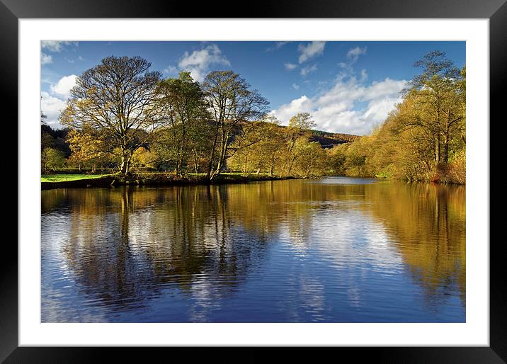 Derwent Reflections  Framed Mounted Print by Darren Galpin