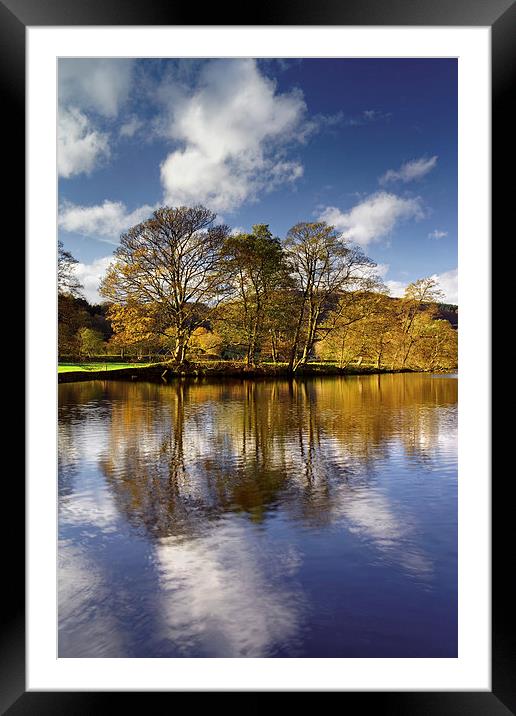 Derwent Reflections 2  Framed Mounted Print by Darren Galpin