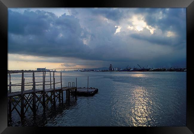 Mactan Channel  Framed Print by Darren Galpin