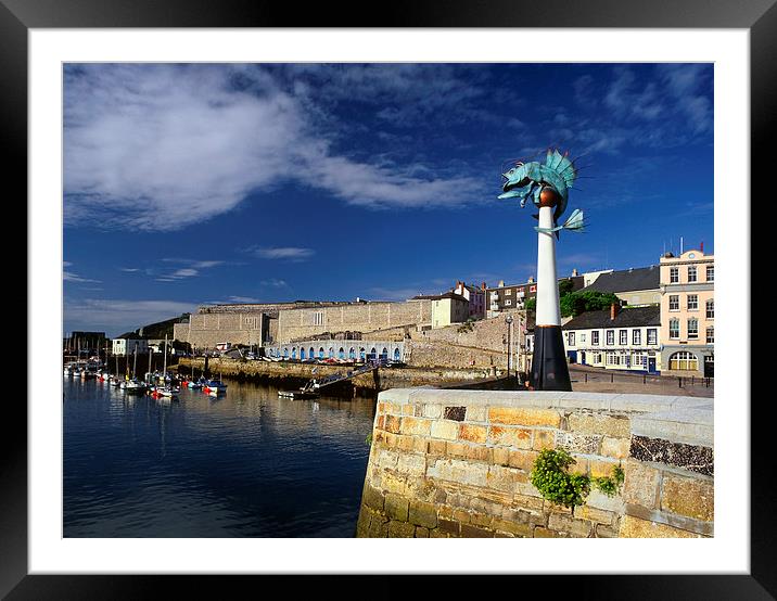 The Leviathan, The Barbican, Plymouth Framed Mounted Print by Darren Galpin