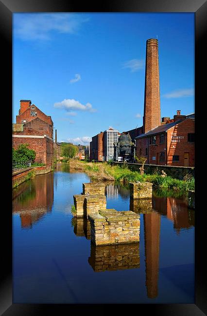 Kelham Island Museum Reflections Framed Print by Darren Galpin