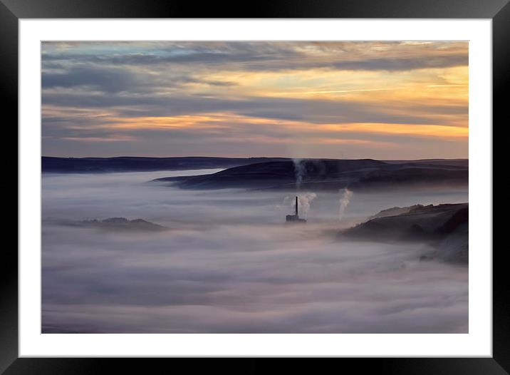Inversion Sunrise in the Hope Valley  Framed Mounted Print by Darren Galpin