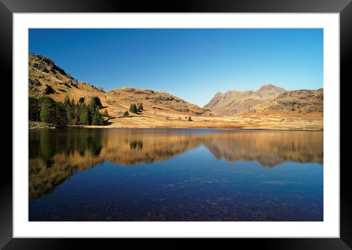 Blea Tarn                  Framed Mounted Print by Darren Galpin