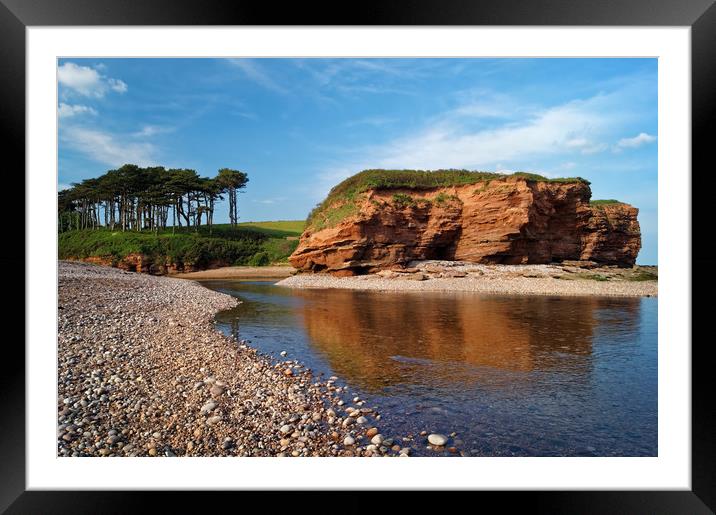 Budleigh Reflections                      Framed Mounted Print by Darren Galpin