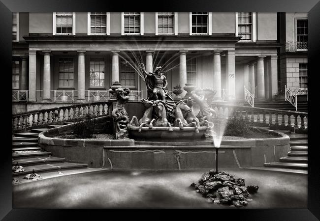 Neptune's Fountain, Cheltenham                     Framed Print by Darren Galpin