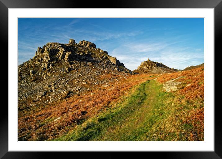 The Valley of the Rocks                    Framed Mounted Print by Darren Galpin