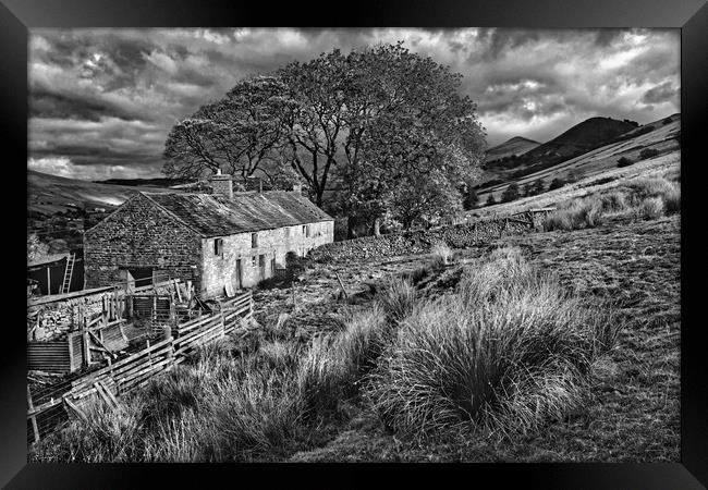  Old Farmhouse,Hope Valley                         Framed Print by Darren Galpin