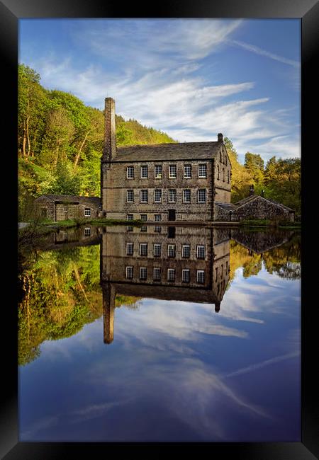 Portrait of Gibson Mill                            Framed Print by Darren Galpin