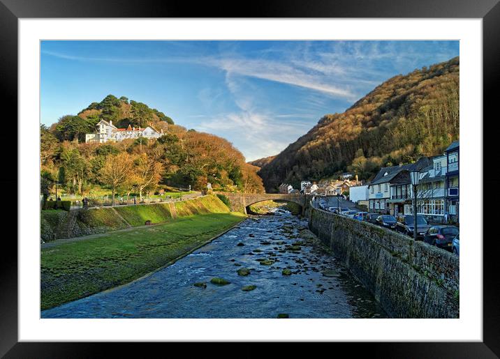 Lynmouth                       Framed Mounted Print by Darren Galpin