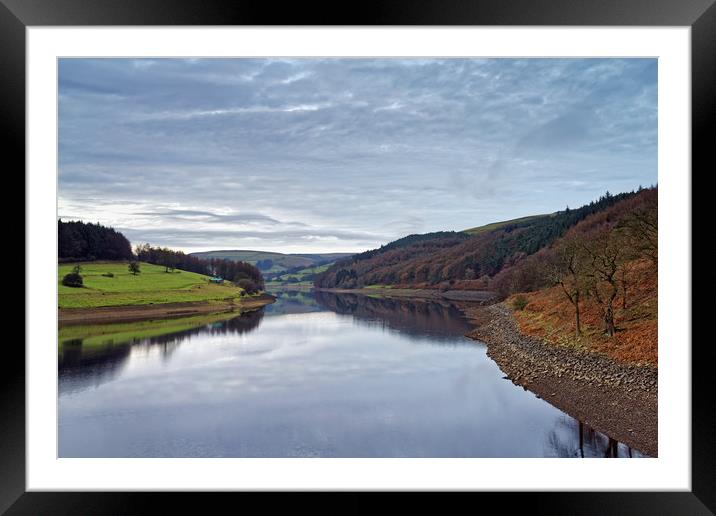   Ladybower Reflections                            Framed Mounted Print by Darren Galpin