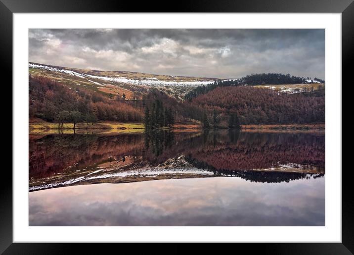Derwent Winter Reflections                         Framed Mounted Print by Darren Galpin