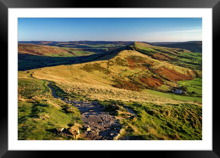 Along the Great Ridge                              Framed Mounted Print by Darren Galpin