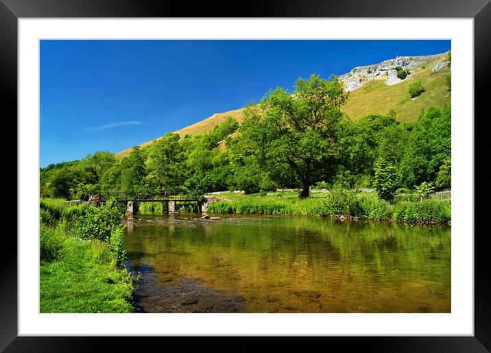River Wye at Monsal Dale                       Framed Mounted Print by Darren Galpin