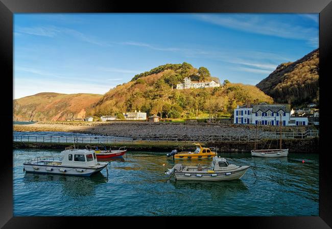 Lynmouth Harbour                          Framed Print by Darren Galpin