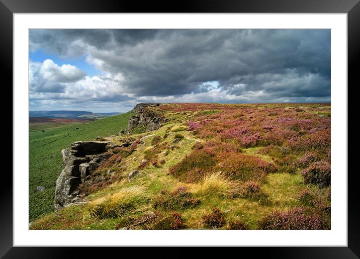 Stanage Edge                     Framed Mounted Print by Darren Galpin