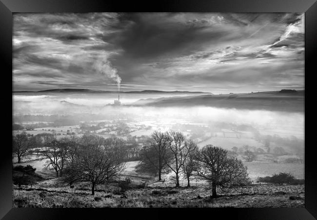 Hope Valley Inversion                              Framed Print by Darren Galpin