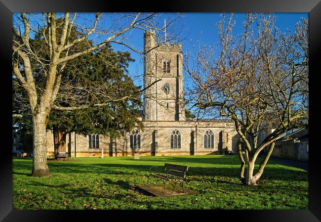 St Mary's Church, Axminster,Devon                  Framed Print by Darren Galpin