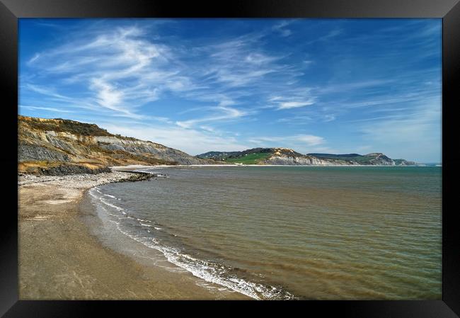 Lyme Bay & Jurassic Coast                       Framed Print by Darren Galpin