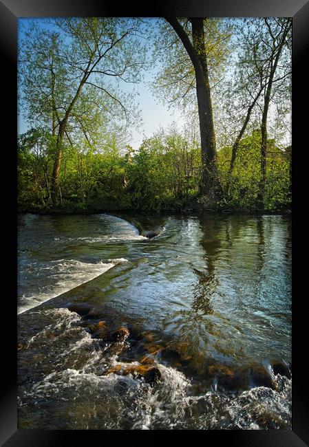 River Wye at Bakewell            Framed Print by Darren Galpin