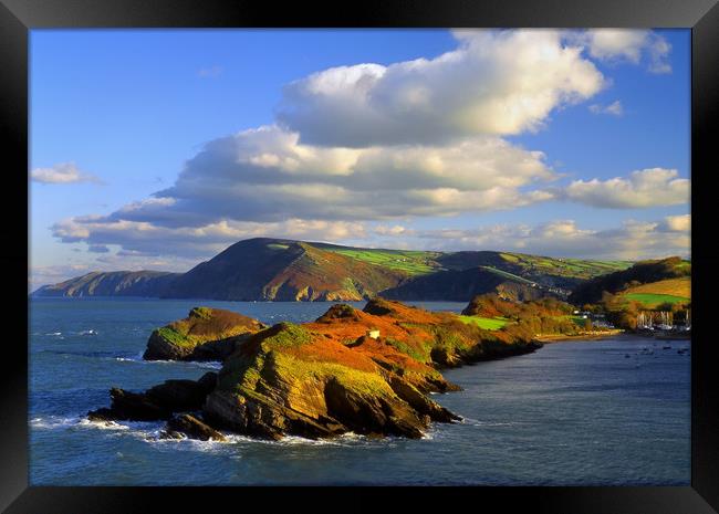 Watermouth Cove, North Devon Framed Print by Darren Galpin